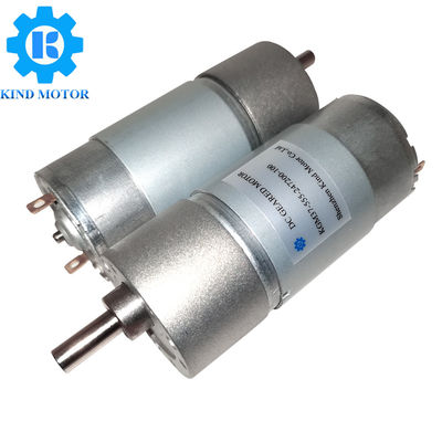 24vdcマイクロDCはモーター、10 Rpm Dcギヤ モーター37mm直径を連動させた