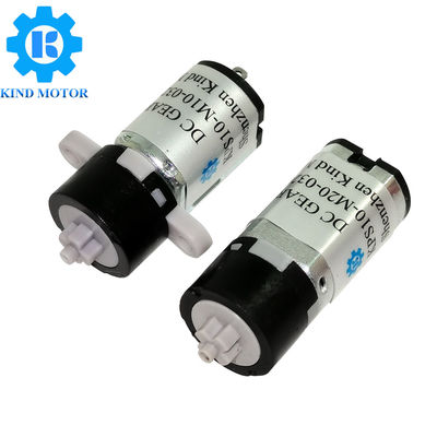 マイクロ10mm 1.5v 3v 6v Dc耳の取付けとワイヤーが付いているプラスチック ギヤ モーター
