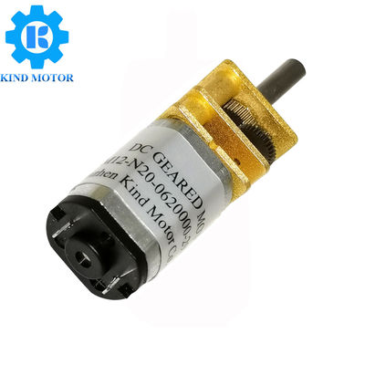 低雑音の0.5インチ12mm N10 N20 N30 3v 5v 6vの金属のカーボン・ブラシのGearmotor