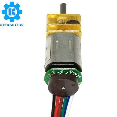 12mm N10 n20 n30 6v 12vのマイクロはエンコーダーが付いているgearmotorsにブラシをかける