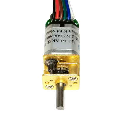 200rpm 12mmの延長シャフトとのN20変速機Dcモーター高いトルク