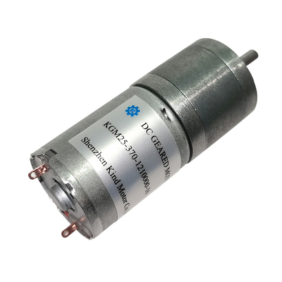 25x4mmの中央長いシャフトはちり止めギヤ モーター5000rpmにブラシをかけた
