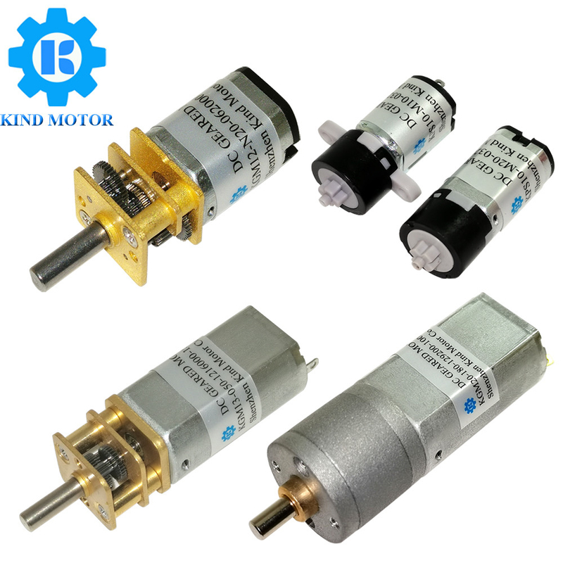 強力 3.1W DC スパーギアモーター 0.1-10 kg.cm トーク マイクロモーター 3V-12V ギア付き ブラシ付き/ブラシなし