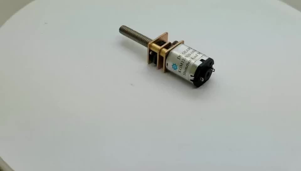 マイクロGM12-N10 N20 N30 10*12mm炭素ブラシ ロボット用のマイクロギアドアロックモーター