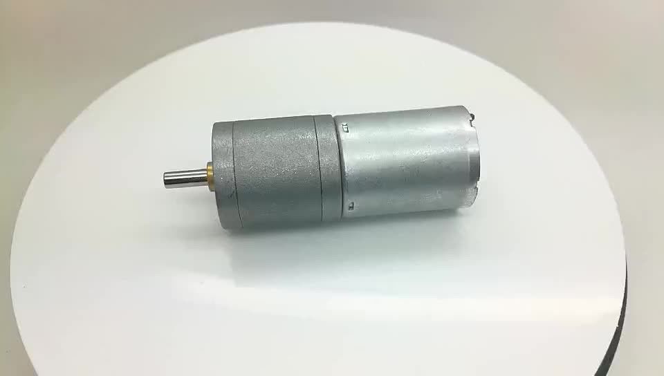 マイクロ静かな低速小型電気 16mm 20mm 25mm 37mm 炭素ブラシ 6V 18v 12rpm ギア付きモーター