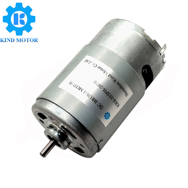 Pmdcは出力した3.175mmシャフトDc 12v 14.4v 18v 24v RC555 RC-555のカーボン ブラシ モーターを二倍になる