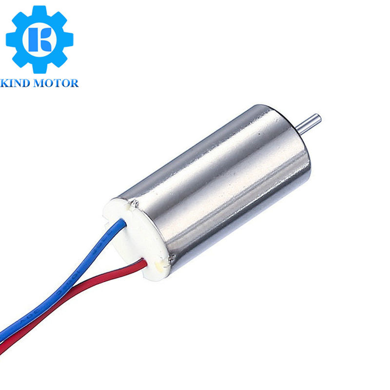 12pprエンコーダーと出力電力12v DC Corelessモーター二重シャフト1W
