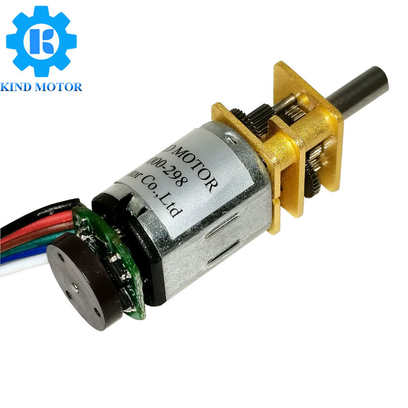 N10 N20 N30エンコーダーが付いている小型DC 3volt 3.3volt 5volt 6volt 12volt 24voltの減少の変速機モーター